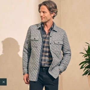 FAHERTY Epic Quilted Fleece CPO Like New